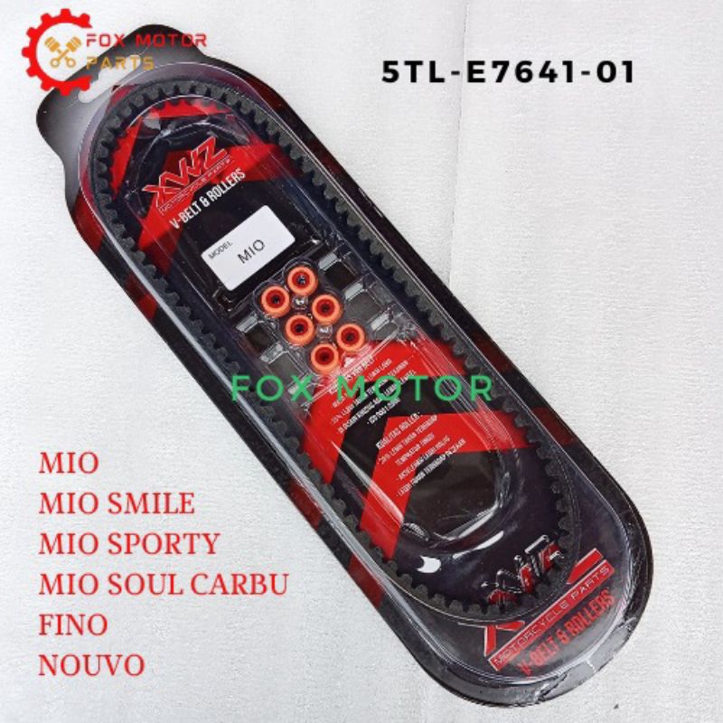 VANBELT VBELT V-BELT V BELT MIO + ROLLER / V BELT MIO / VBELT MIO / V- BELT MIO / VANBELT