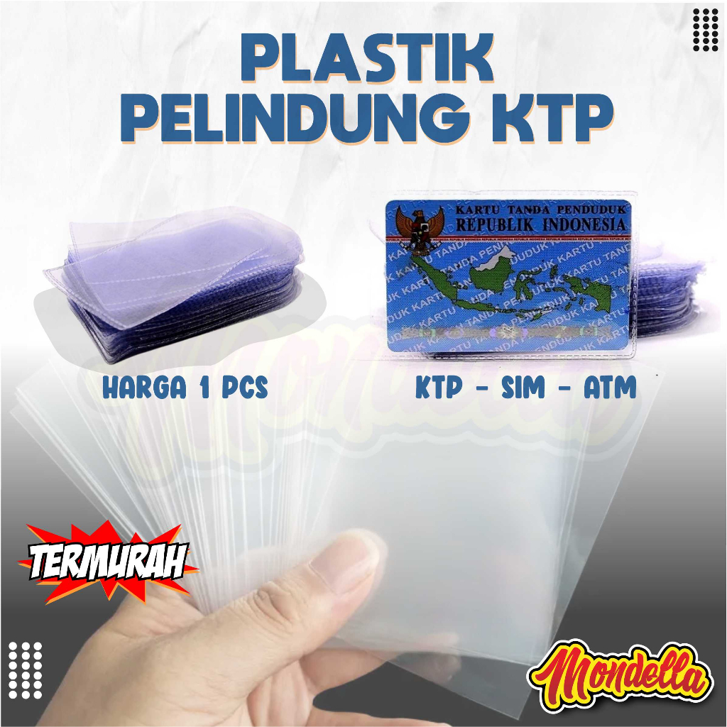 

Plastik Pelindung Ktp Sim Atm Pengaman Cover Segala Kartu Nama Mika Card Holder MONDELLA