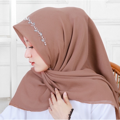 PROMO Bella Square Payet / Jilbab Segi Empat Polycatton Payet / Segi Empat Bella Square Payet TERLAR