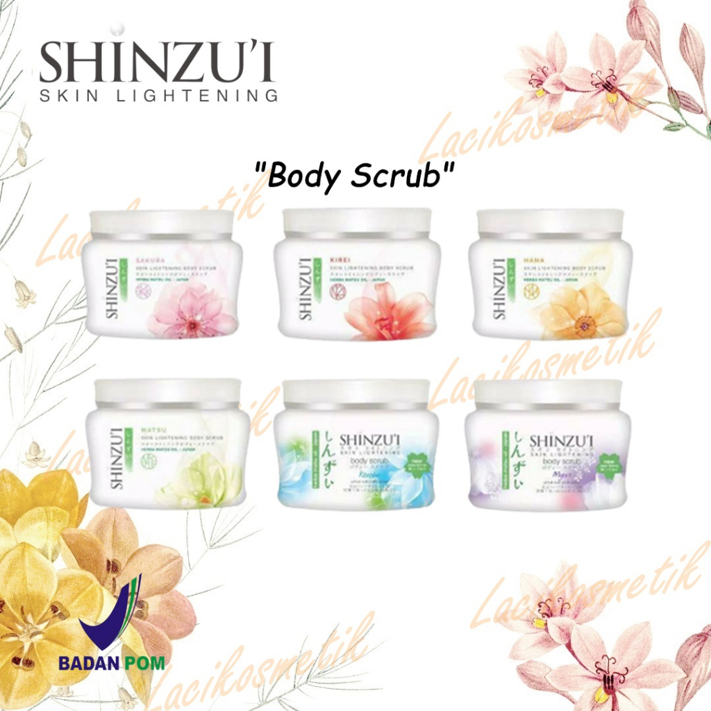 ✨LACIKOSME✨ SHINZUI LIGHTENING BODY SCRUB - LULUR BADAN SHINZUI ORIGINAL