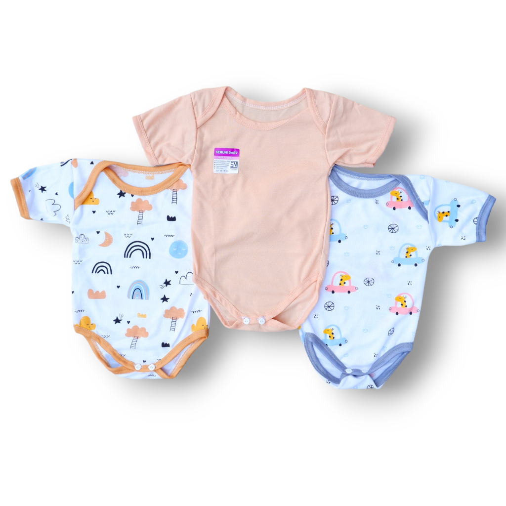 Isi 3 Jumper Bayi Pendek SNI