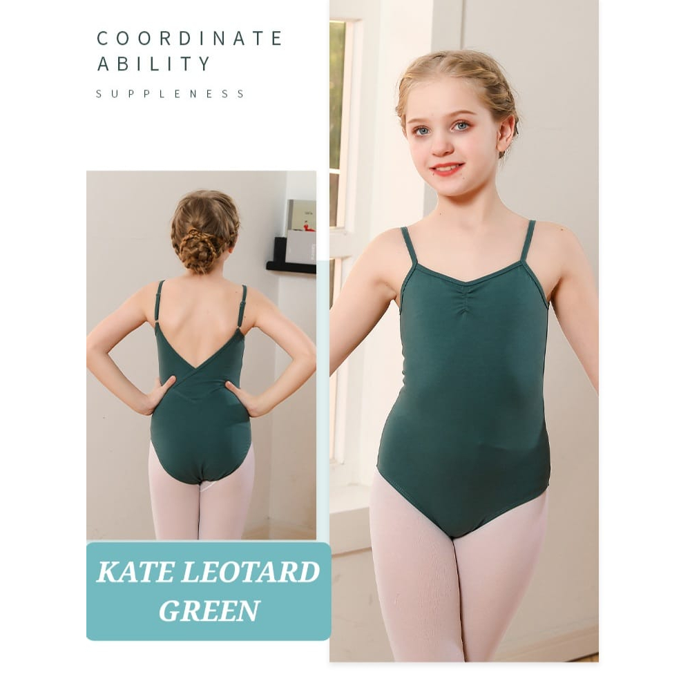 KATE LEOTARD BAJU BALET ANAK REMAJA SERAGAM SENAM GYMNASTIC IMPORT BALLERINA