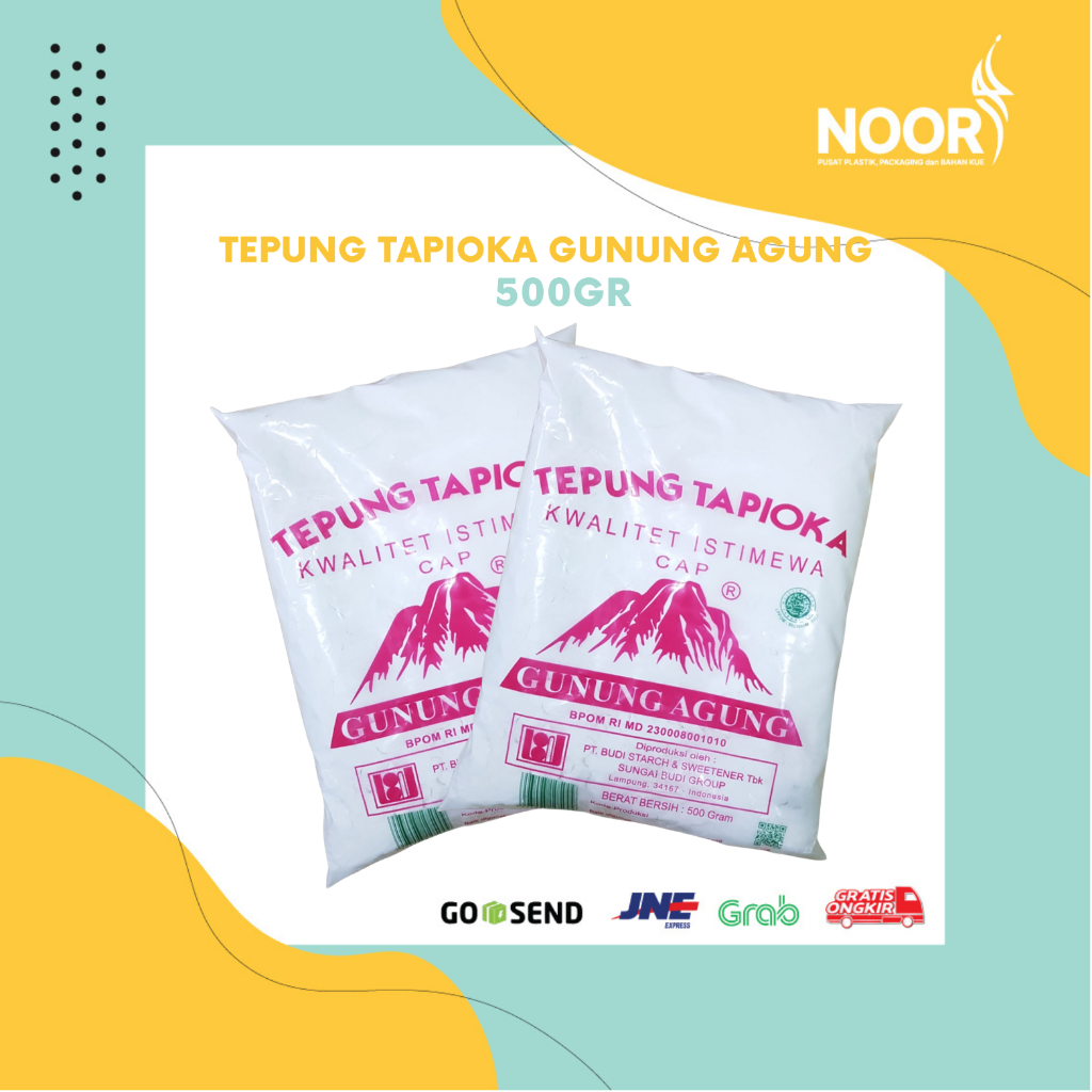 

Tepung Tapioka Gunung Agung 500gr