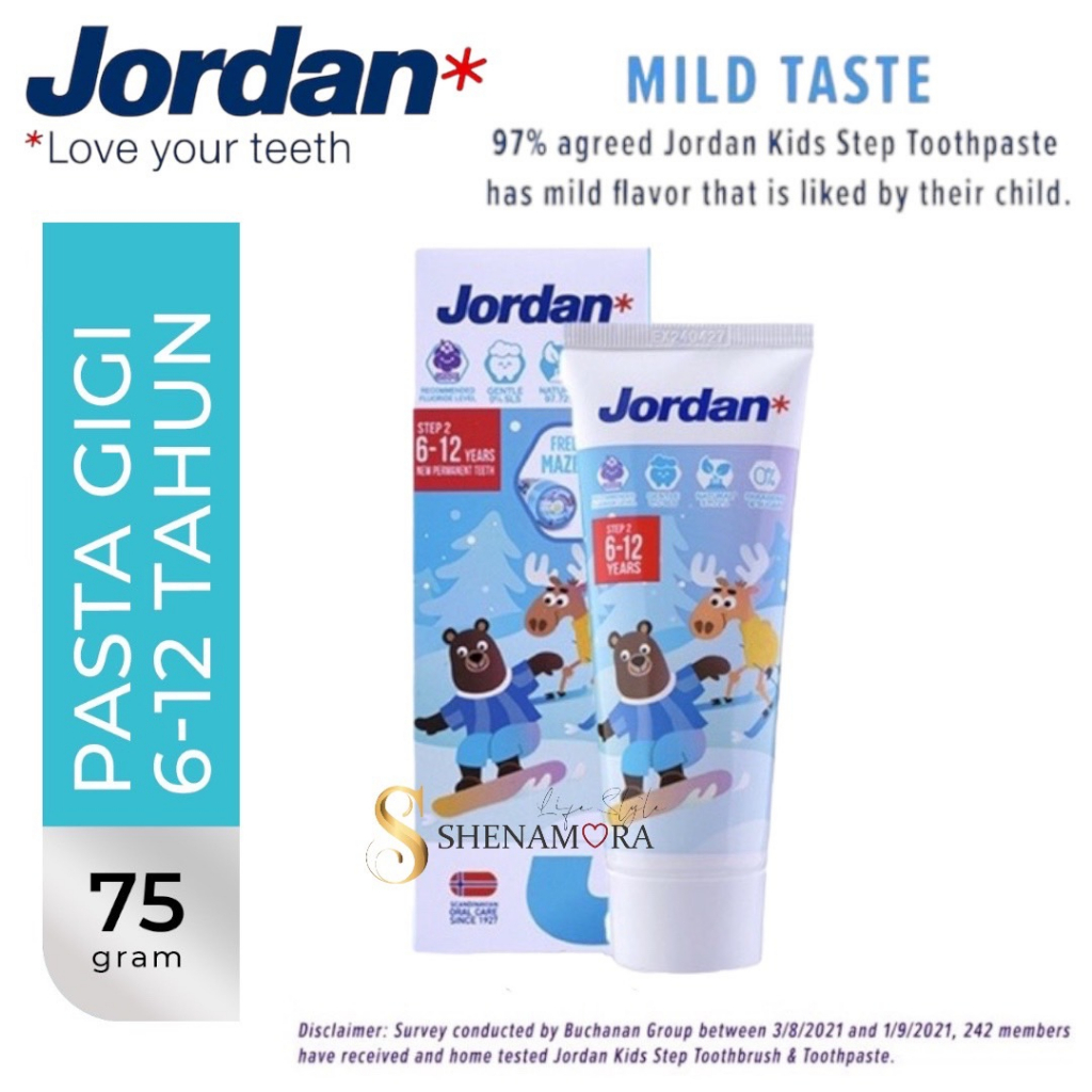 Jordan Baby Kids Toothpaste | Pasta Gigi 75gr