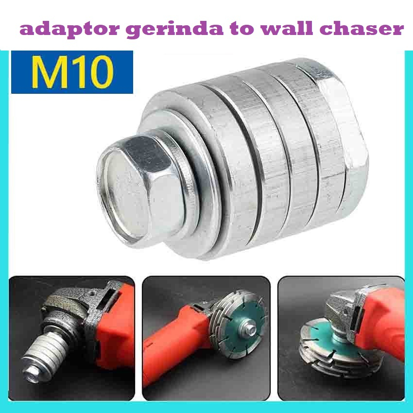 Ring Mur Arbor Adaptor Wall Chaser Mesin Gerinda 4inch Grooving Adaptor