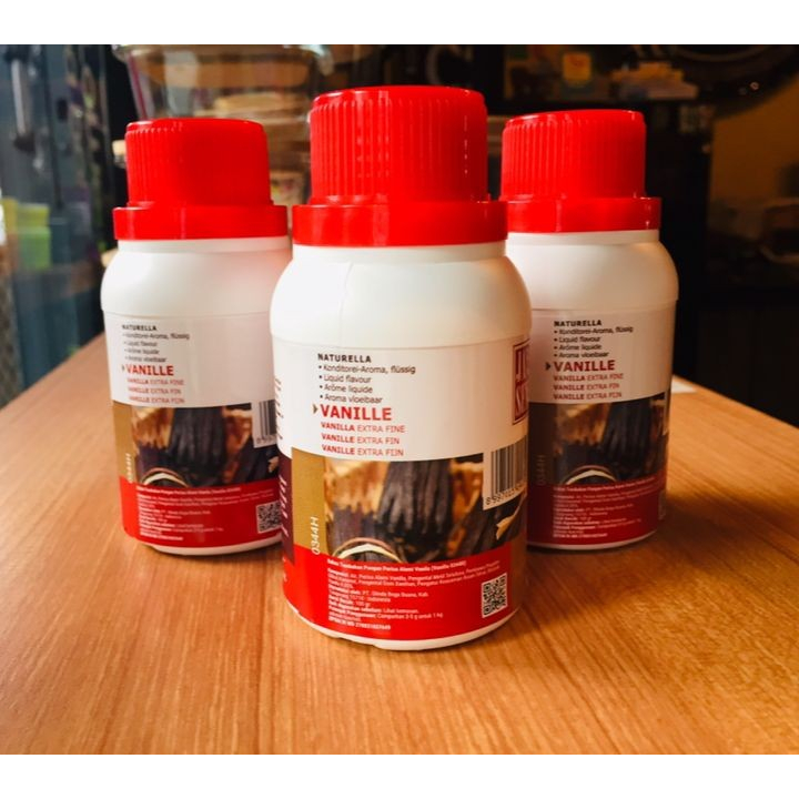 

Jansen Vanilla Extract Extra Fine Pasta Vanila Liquid Flavour Kemasan 1 Liter