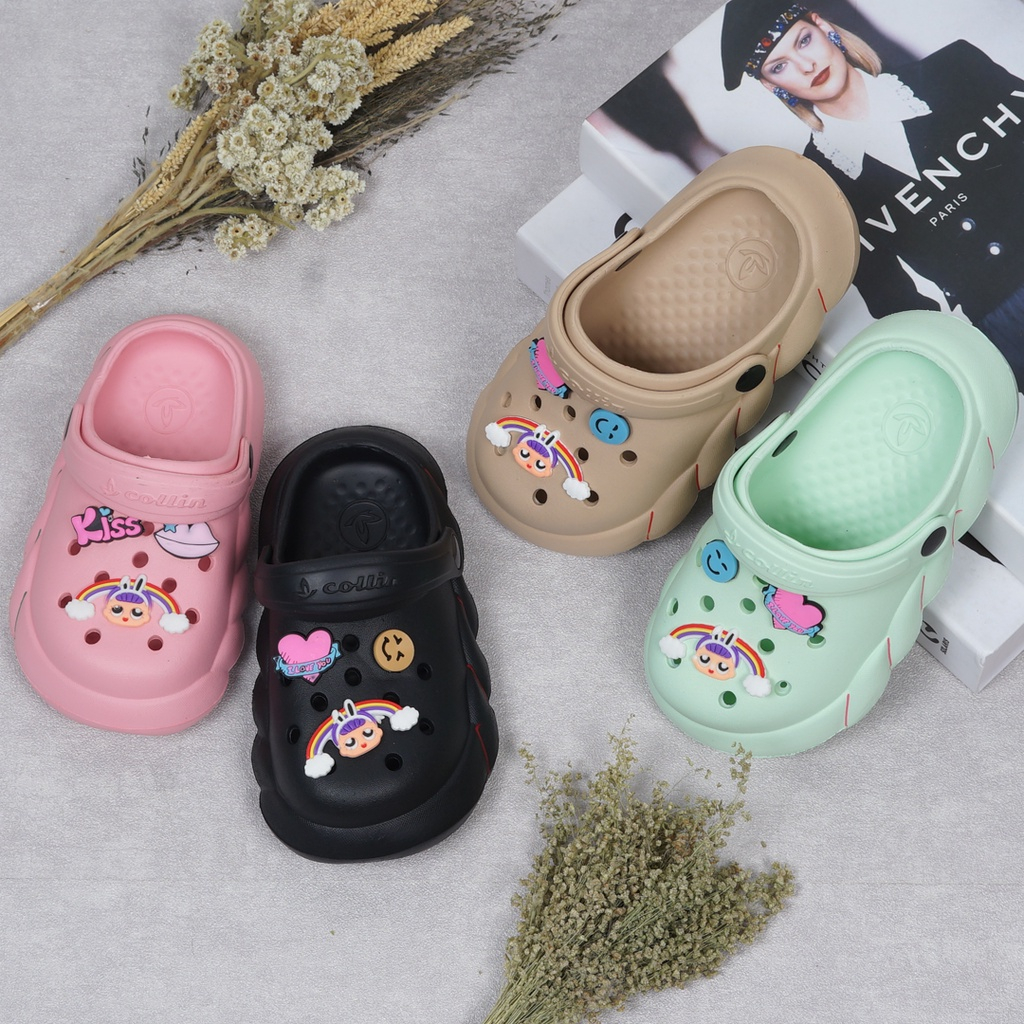 Sandal Anak Perempuan BTS KISS - Sandal Import Jelly Terbaru