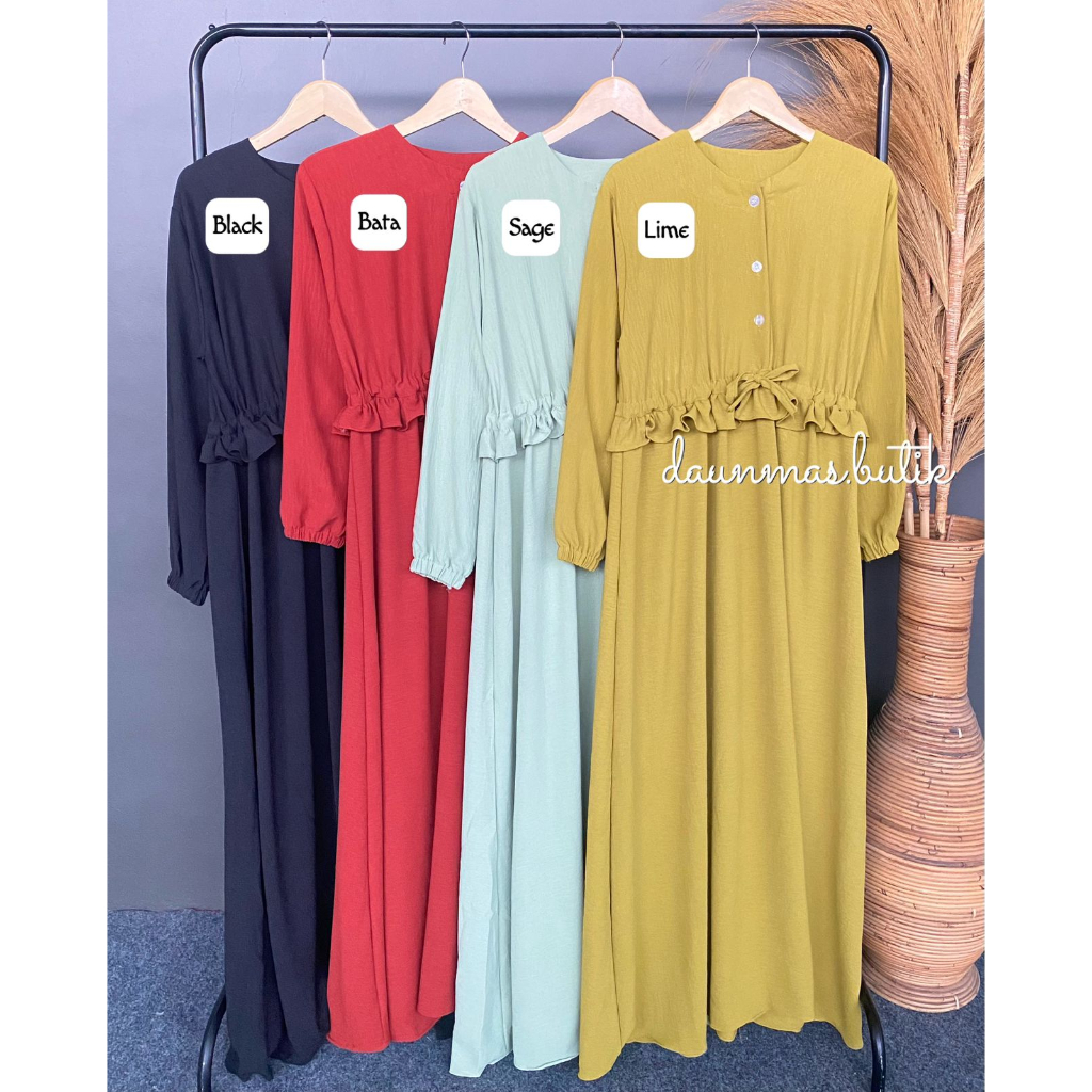 1KG MUAT 3PCS | ASMIRA DRESS CRINKLE AIRFLOW HITS LEBARAN