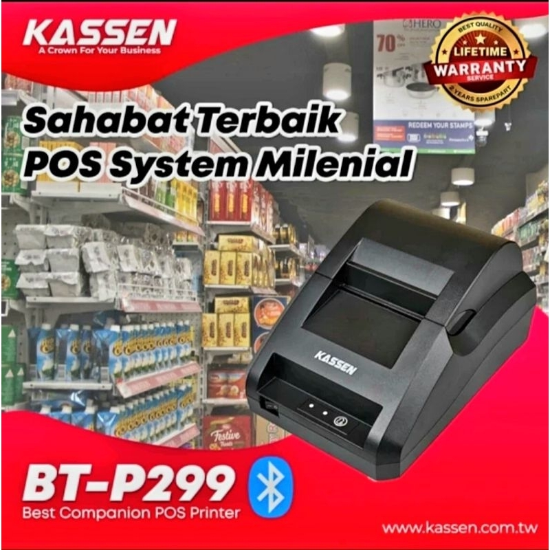 Printer Thermal Bluetooth Mini 58mm / Printer Kasir Blutut Murah