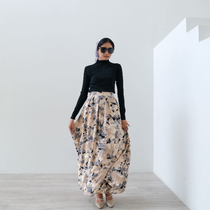 [ Raya Collection ] Dalila Long Flowy Skirt