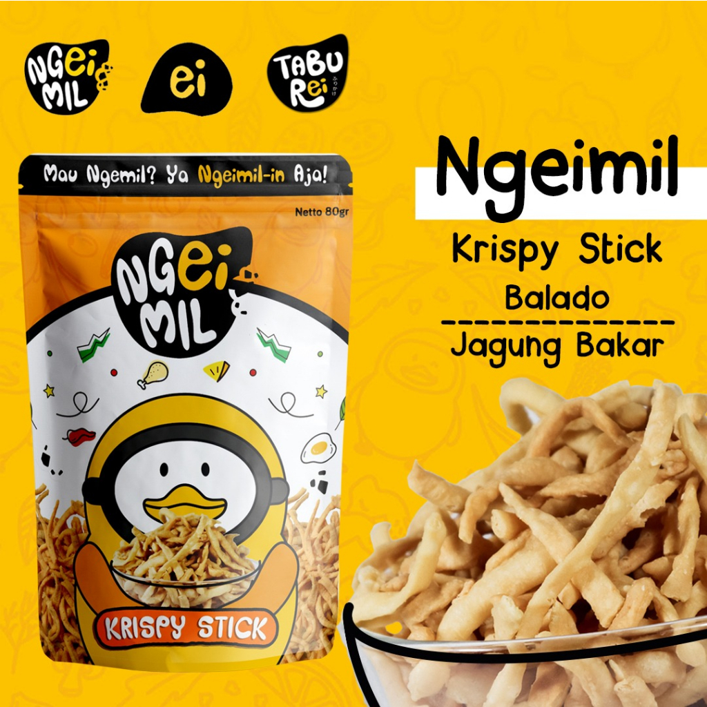 

NEW !! Ng(ei)mil Krispy Stick [JAGUNG BAKAR] 80gr