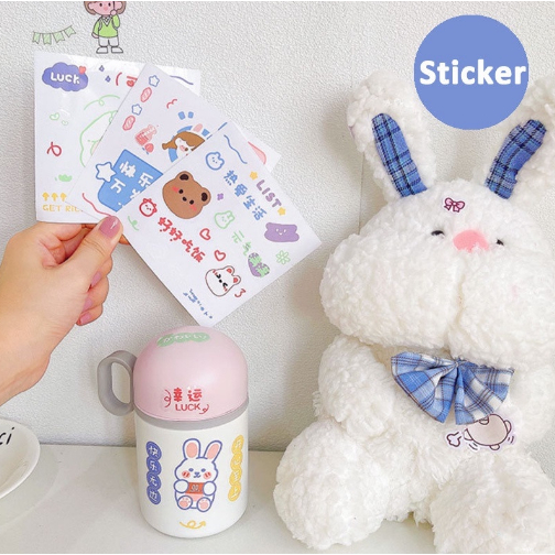 

Sticker Jepang / Kawaii / Lucu Beruang Pastel