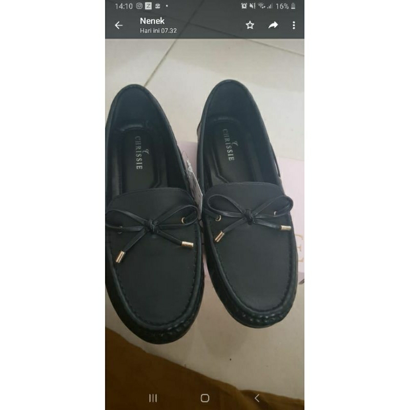 chrissie sepatu size 40