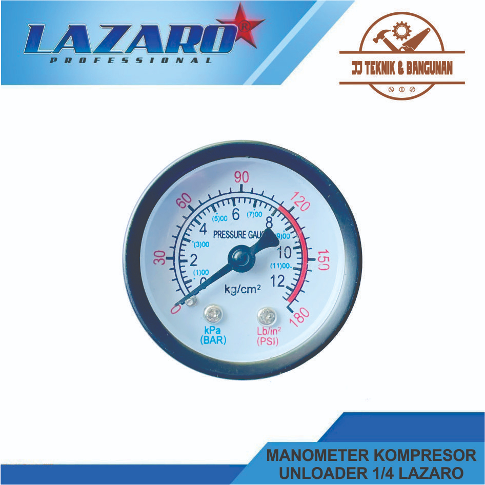 Manometer Kompresor Unloader 1/8 LAZARO