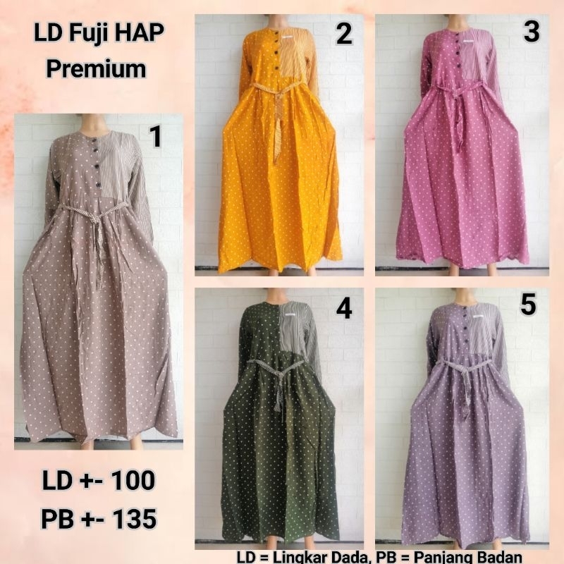 Longdress LD Fuji HAP Rayon Premium Adem Busui Friendly GRSNDL