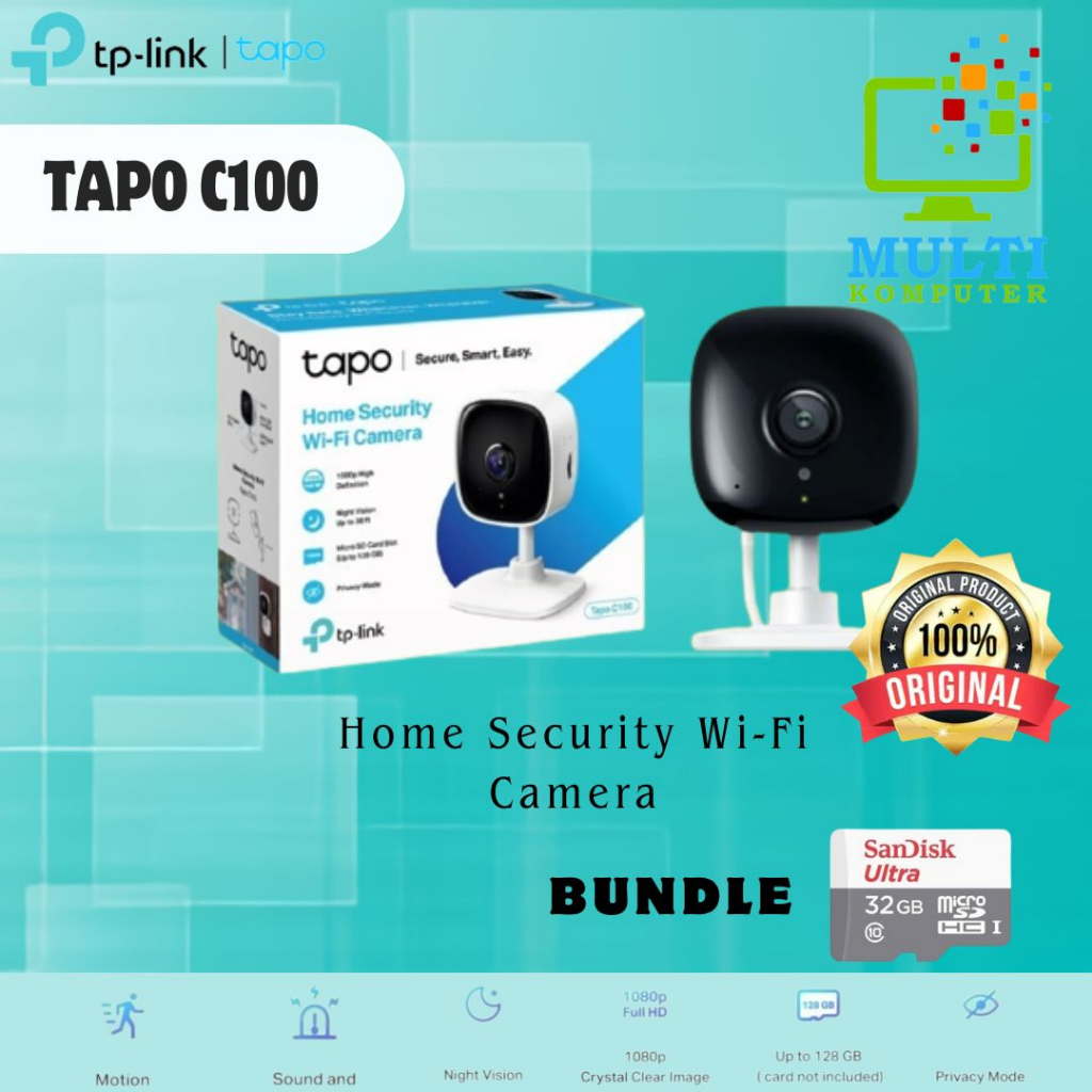 TP-LINK Tapo C100 Home Security Wi-Fi Camera IP camera