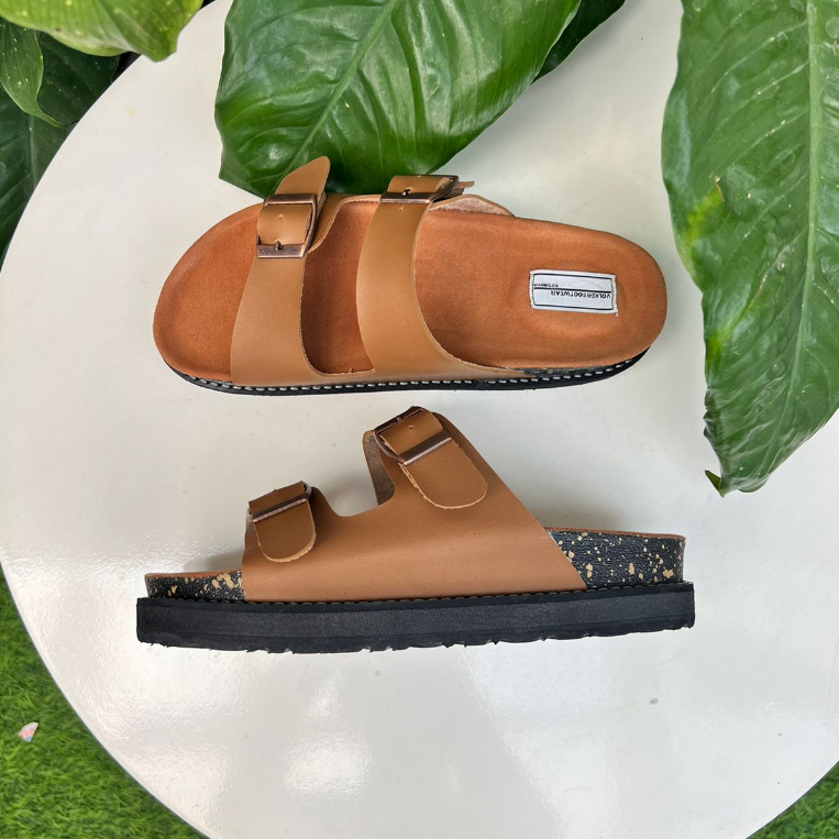 Sandal kasual pria/wanita asska TAN