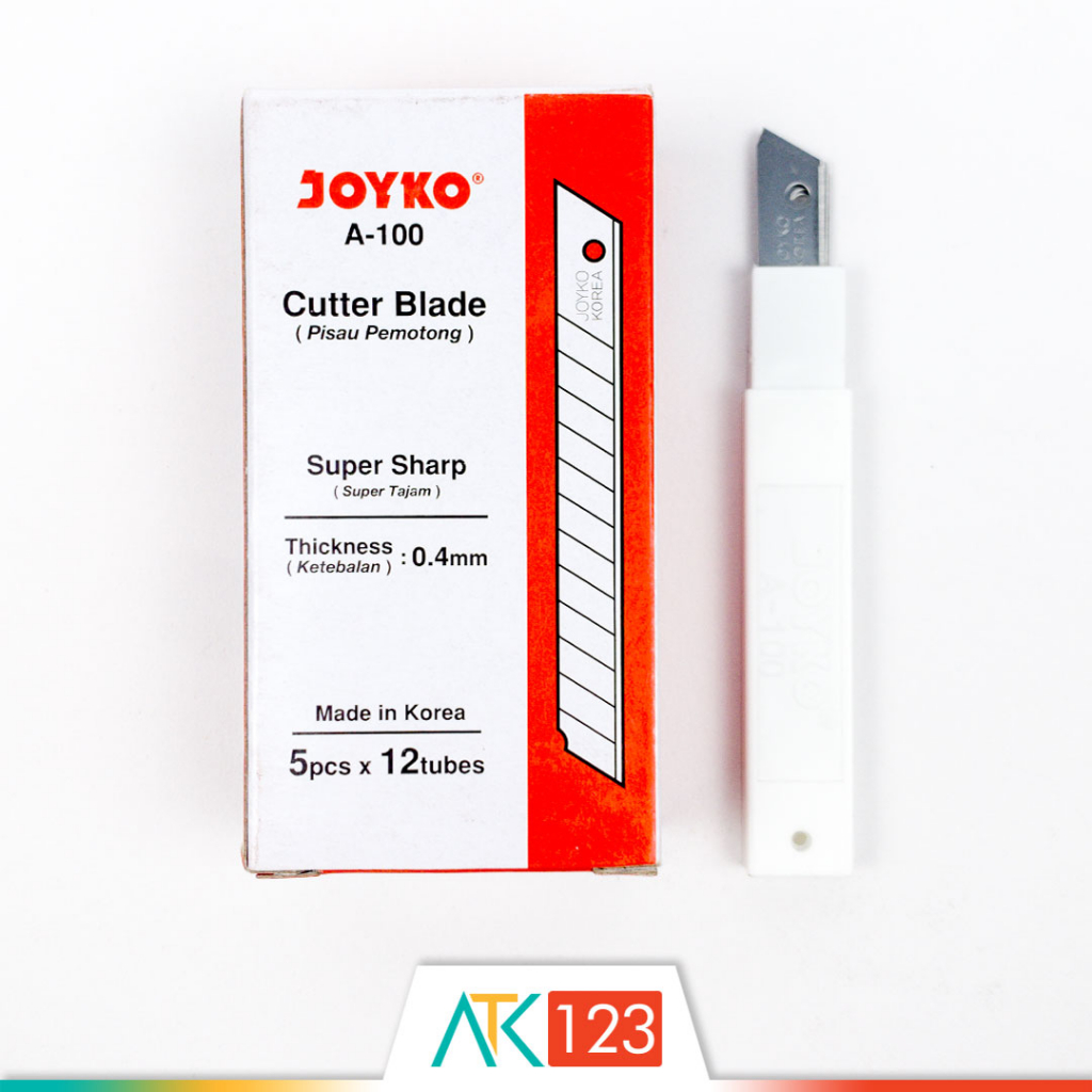 

Isi / Refill / Spare Blades Kater Kecil / Cutter 9 mm 5 Blades Joyko A-100