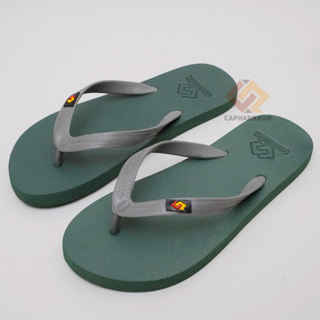 CAPHARNAUM [Messie] Grey On Army Sandal Jepit Pria Simple Cozy