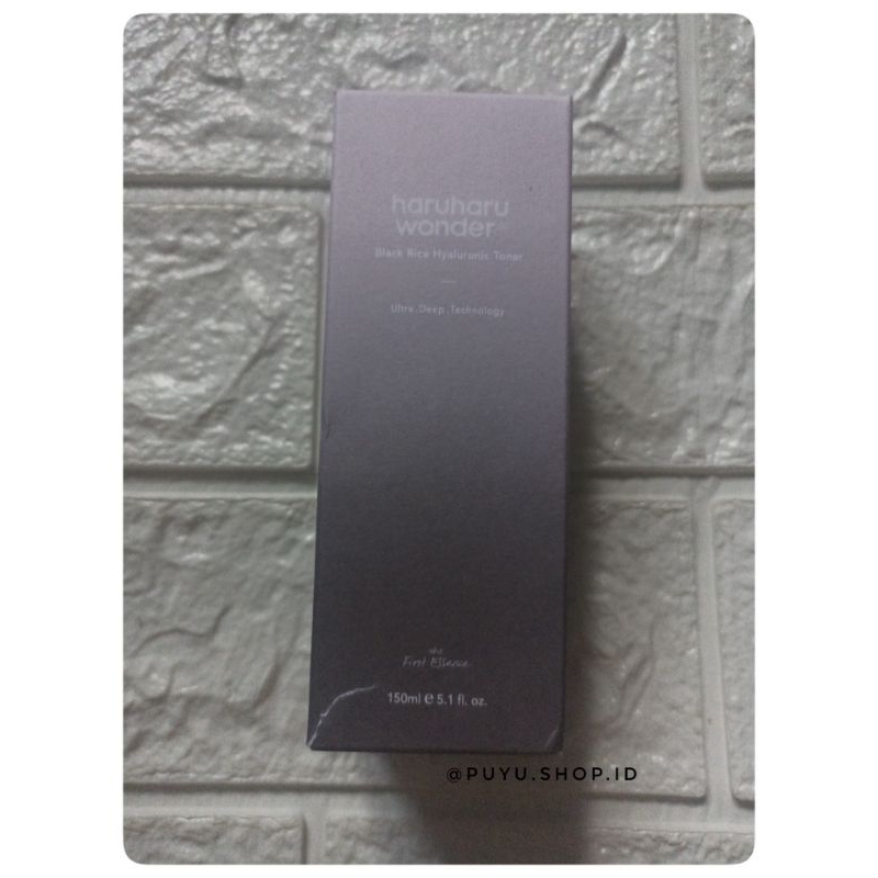 Haru Haru Wonder Black Rice Hyaluronic Toner 150ml HHW