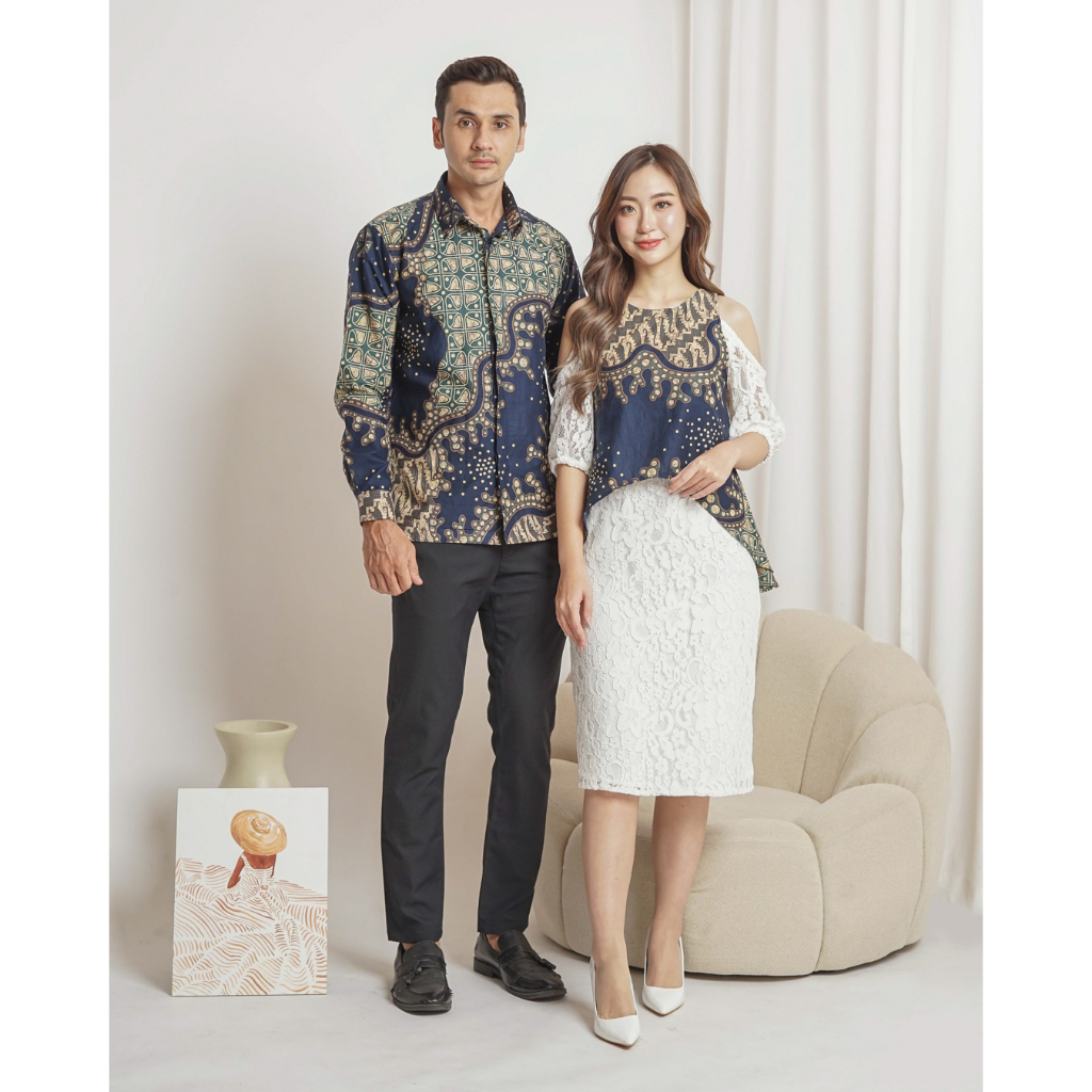 Tradiciobatik Cassia Dress Outfit Batik Kondangan Kekinian