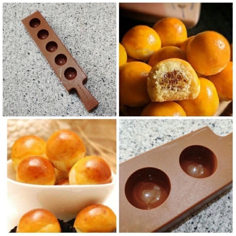 Kue Ketuk Sinlian Bulat / Cetakan Nastar Bulat / Acuan Nastar Plastik