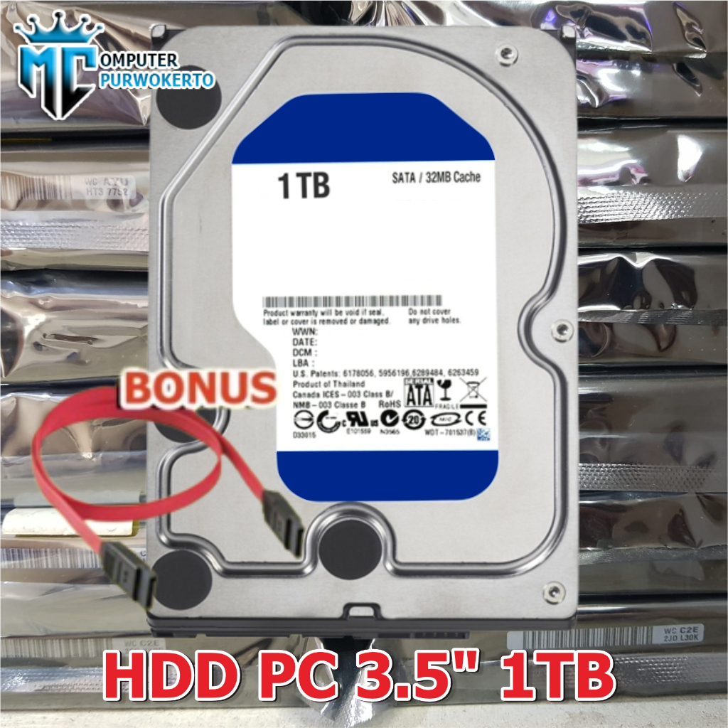 hdd harddisk pc 1tb internal komputer