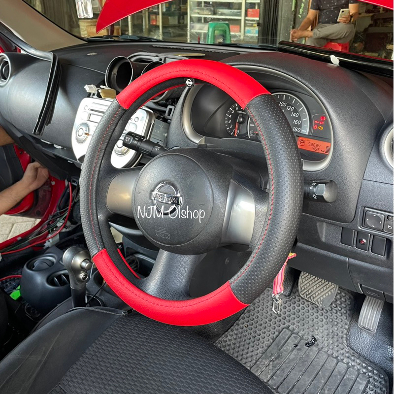 Cover stir / Sarung stir mobil model NEW Exelent asli bahan MBtech - Universal