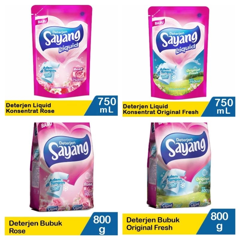 Detergent Sayang Liquid/Bubuk
