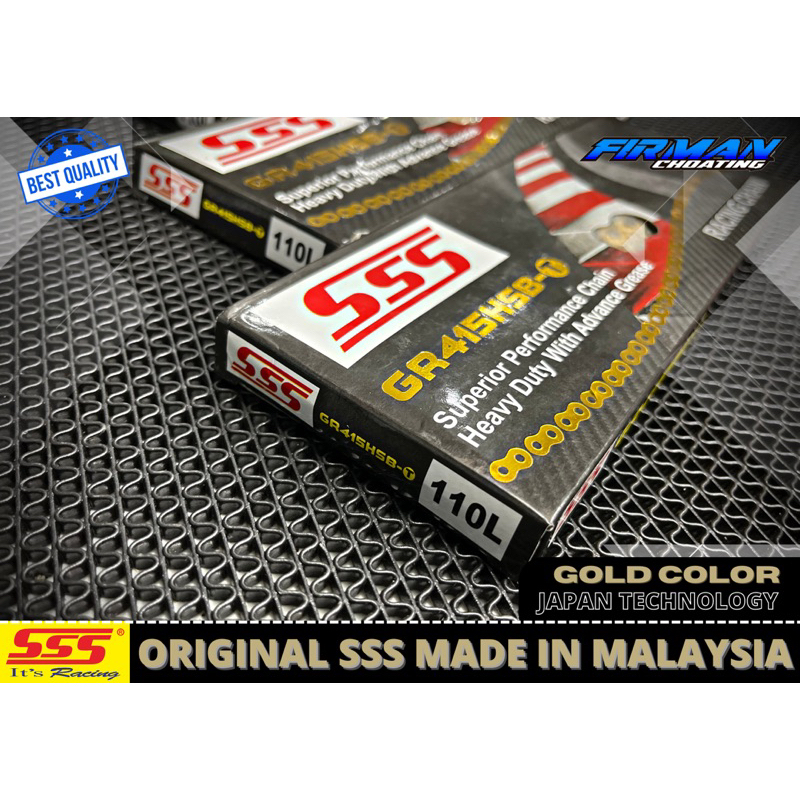 RANTAI SSS 415 HSBT GOLD 110 LINK RXKING F1ZR JUPITER