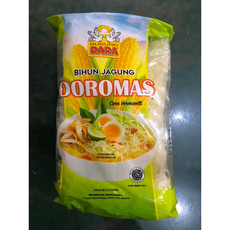 DOROMAS Bihun Jagung Burung Dara