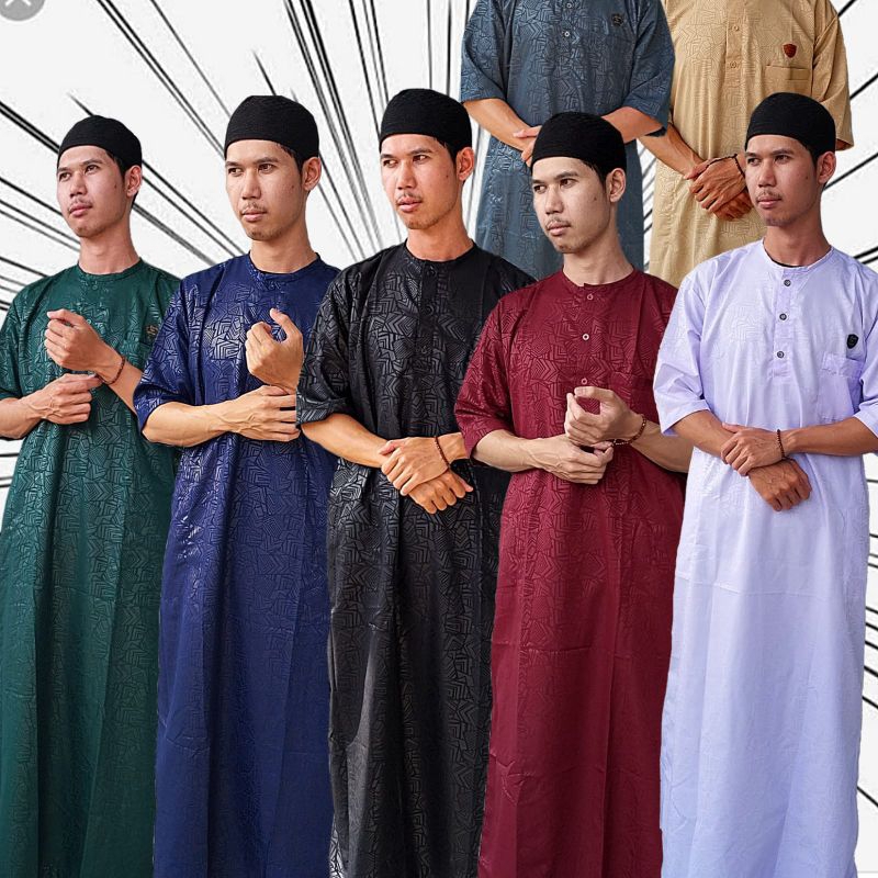 JUBAH SULTAN EMBOS  AL BAQI JUBAH PRIA GAMIS DEWASA