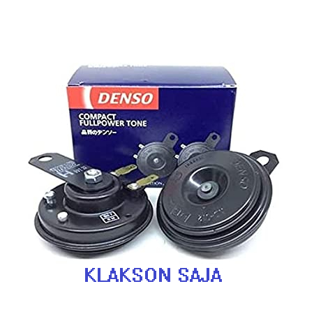 Klakson DENSO DISC TOYOTA INNOVA, Avanza Ori Original , kabel Relay MX Denso Compact Horn Set 12v mobil motor high and low