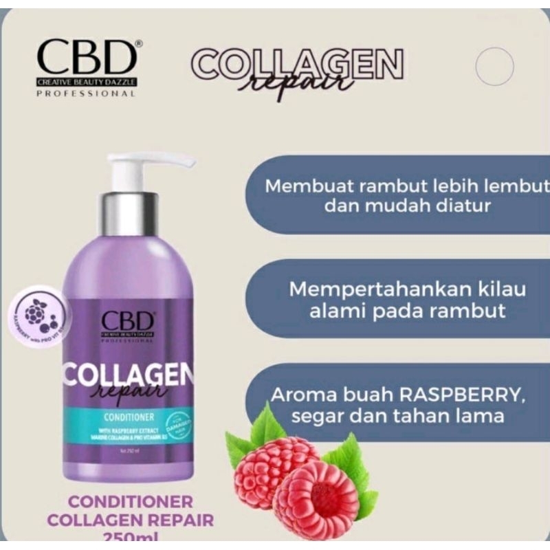 CBD Professional Collagen Repair Series | Collagen Hair Serum | Collagen Conditioner | Collagen Shampoo | Collagen Hair Mask