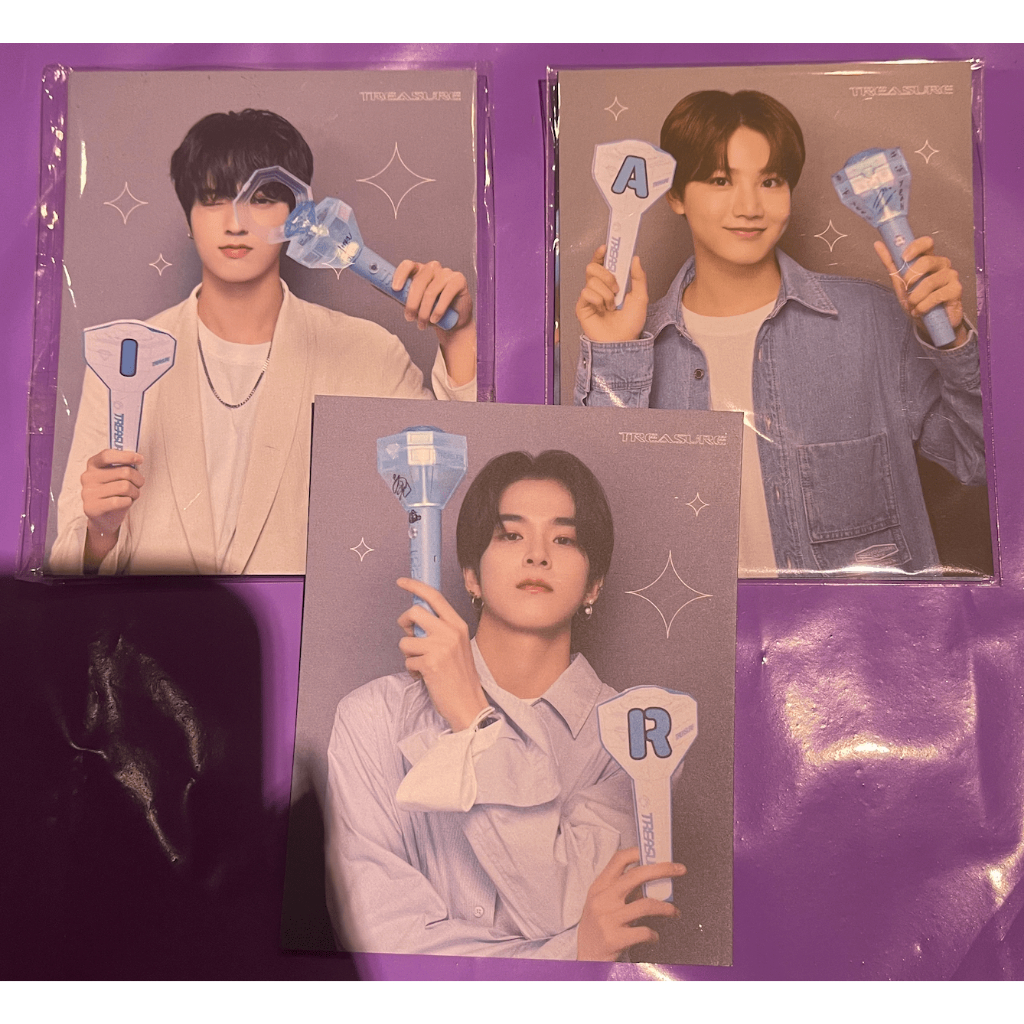 (READY ina) TREASURE OFFICIAL LIGHTSTICK POB INSADONG haruto junkyu asahi