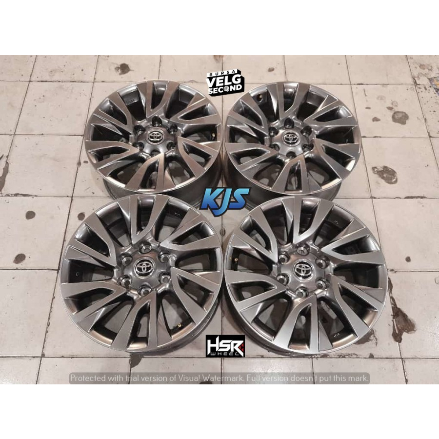 Velg Mobil Bekas Ring 18 STD FORTUNER RING18 Lebar 7,5 Lubang 6 Offset 30