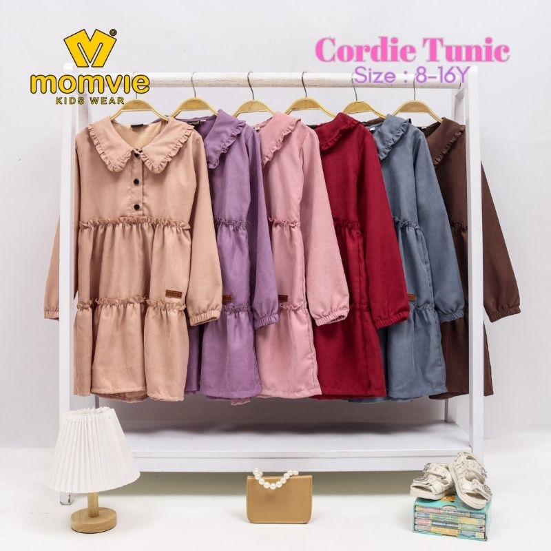 Ready ‼️ Tunik Anak Premium Cordie by MOMVIE bisa COD Bahan nyaman dan ringan