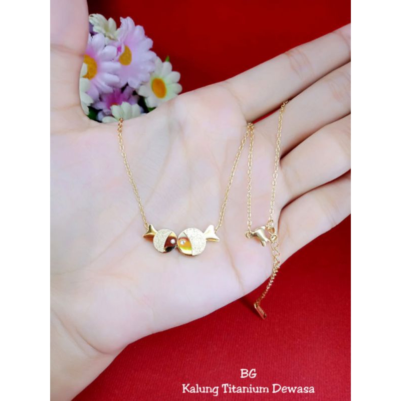 kalung ikan Titanium