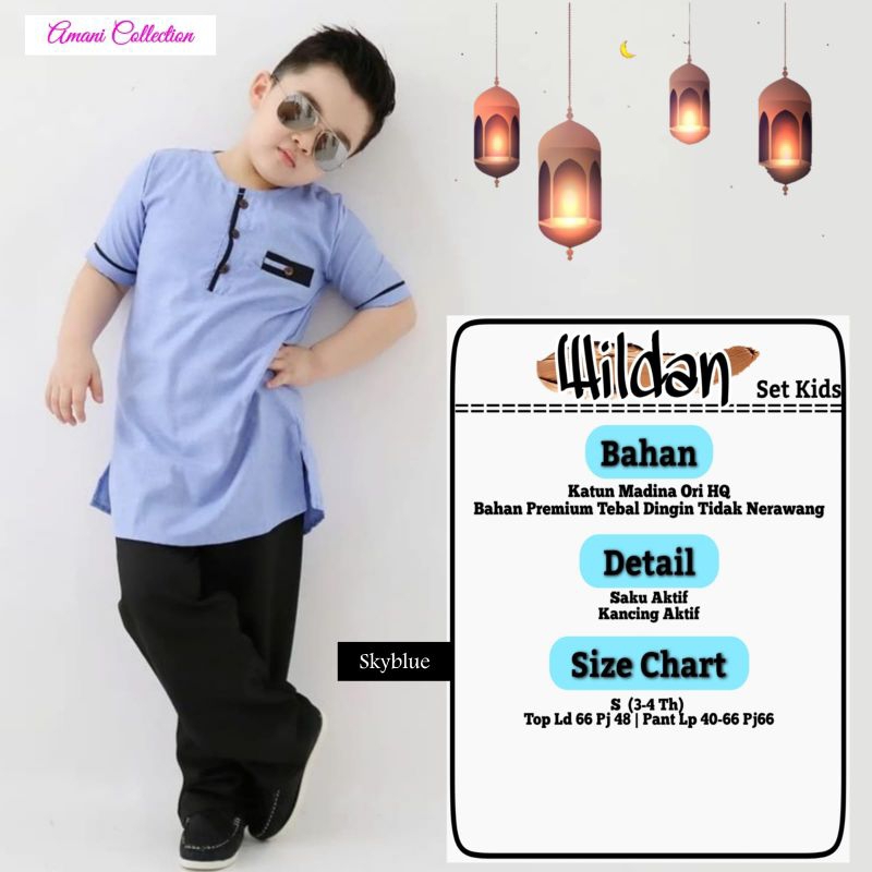 Wildan Set Kurta Kids