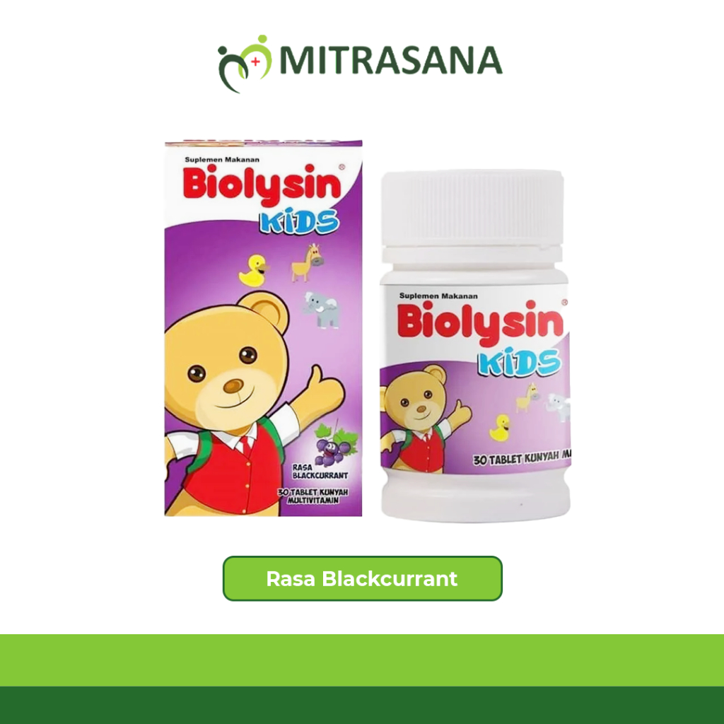 Biolysin Kids 30 Tab - Multivitamin Anak