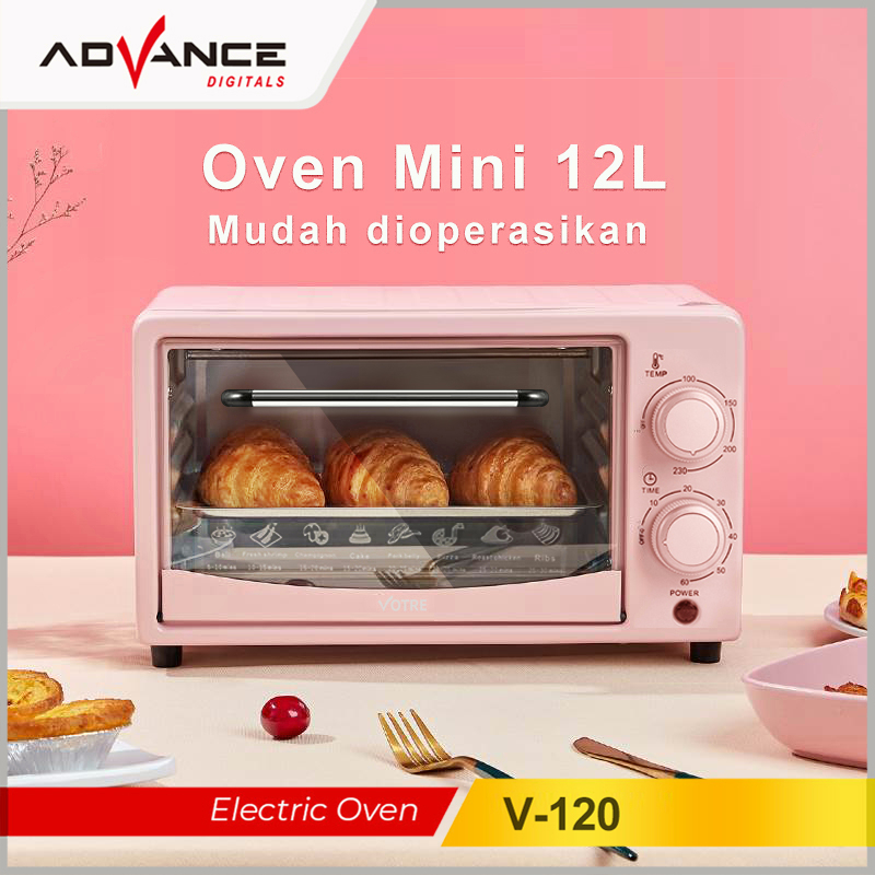 Advance Oven Listrik Mini Electric Oven 12 Liter 400W multi-fungsi Garansi 1 Tahun