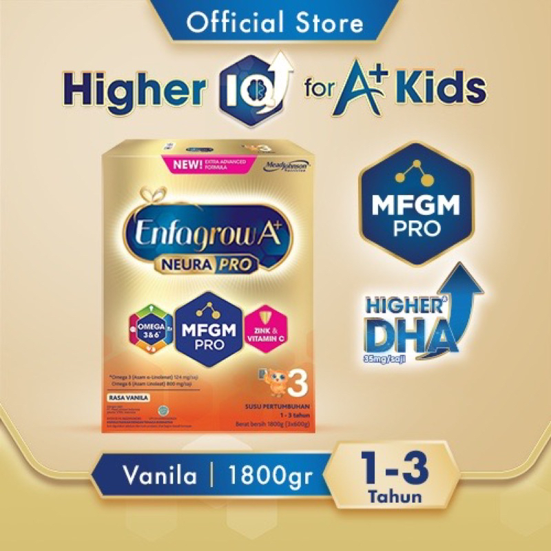 Enfagrow A+ 3 Susu Formula 1-3 Tahun