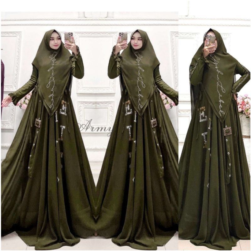 GAMIS PREMIUM MEWAH BY ELZISHA LABEL