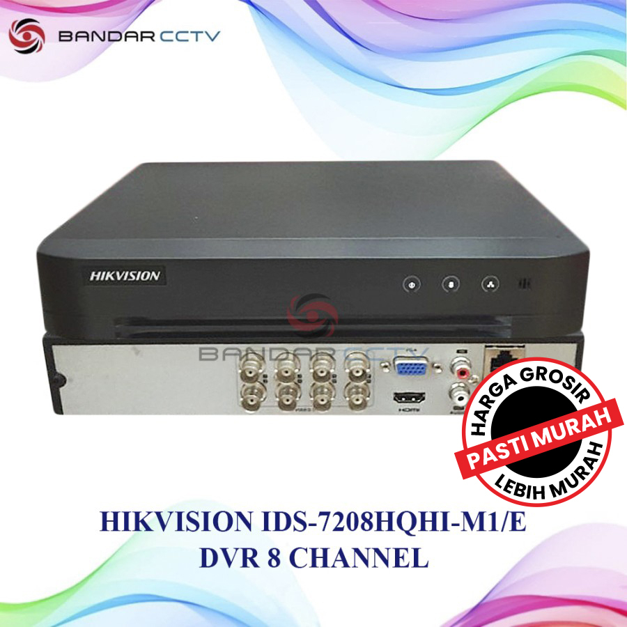 HIKVISION iDS 7208HQHI M1 E / iDS-7208HQHI-M1/E DVR 8 CHANNEL