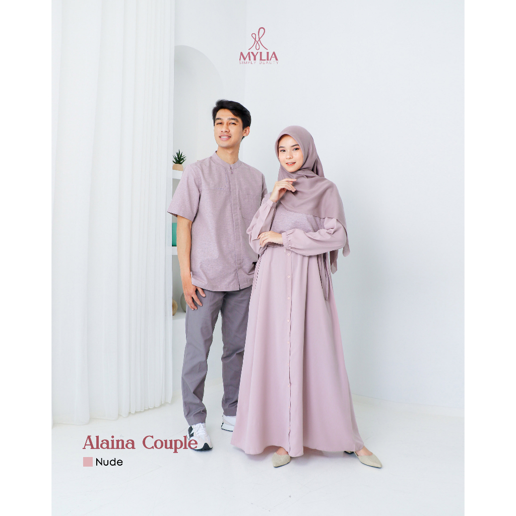 Mylia Dress Gamis Gamis dan Koko Allaina Nude