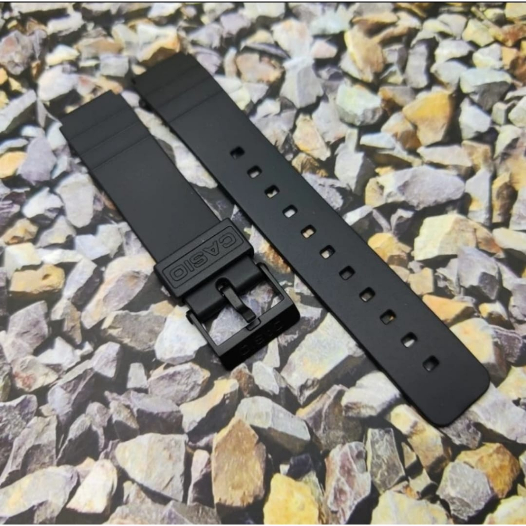 Tali Casio Jam Tangan Casio Tali Karet Casio Tali Resin Casio MQ-24 Original