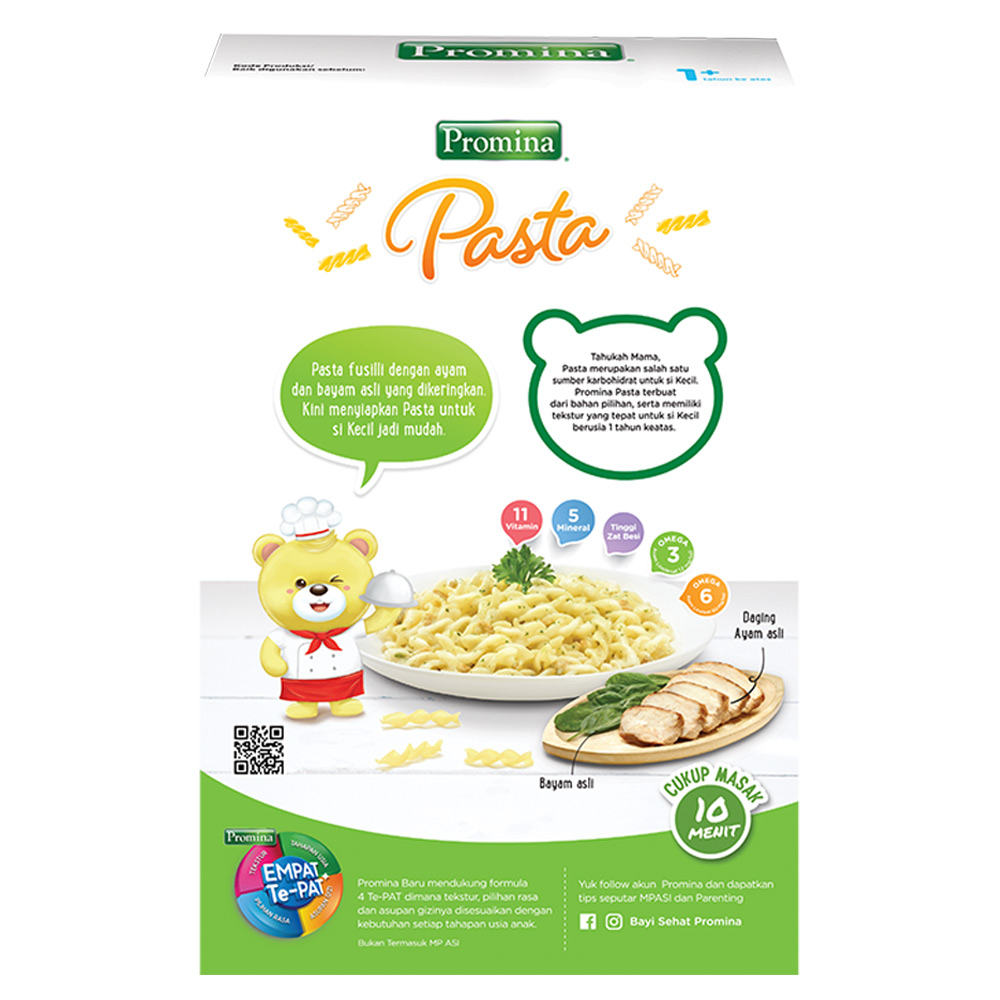 Promina Pasta Mac and Cheese / Creamy Fusilli - Pasta 12m+