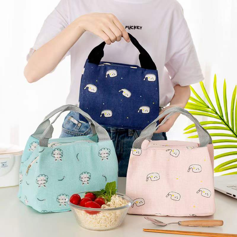 HAPPY TIME COOLER BAG ZIPPER KECIL KODE KT TEMPAT MAKANAN TAS BEKAL