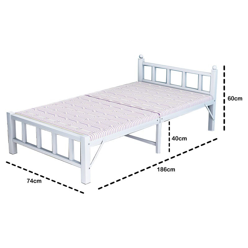 TERBARU Ranjang Lipat Kasur Lipat Folding Bed Portable Furnibest ZDC-2 Tempat Tidur Lipat / Folding Bed Portable / Ranjang Lipat Besi / Kasur Lipat 75cm