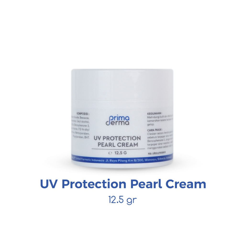 Primaderma UV Protection Pearl Cream - Pearl Cream Dengan Kandungan SPF (warna kuning)